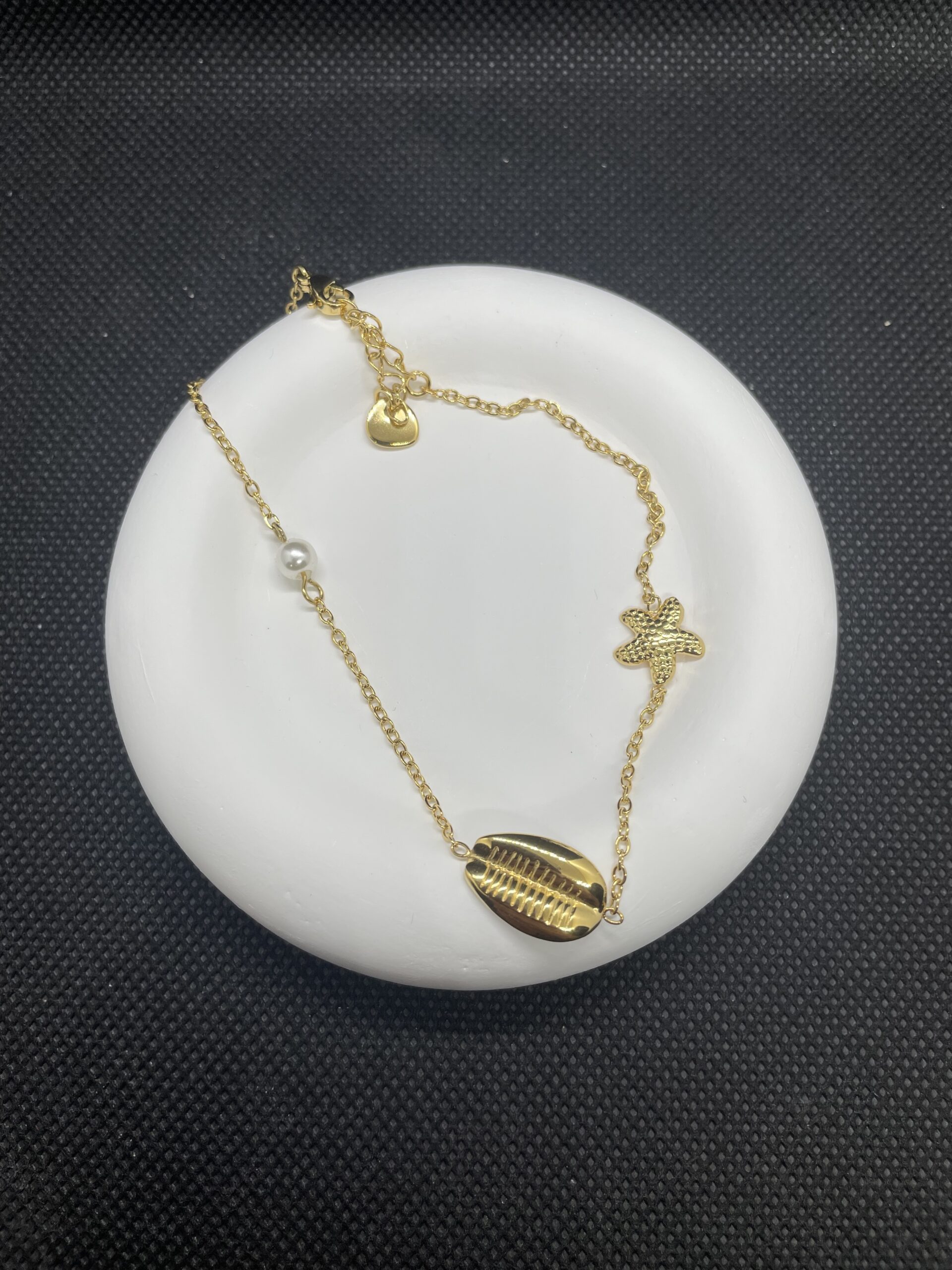 Chaîne de cheville Chloé - Acier inoxydable doré – Image 2